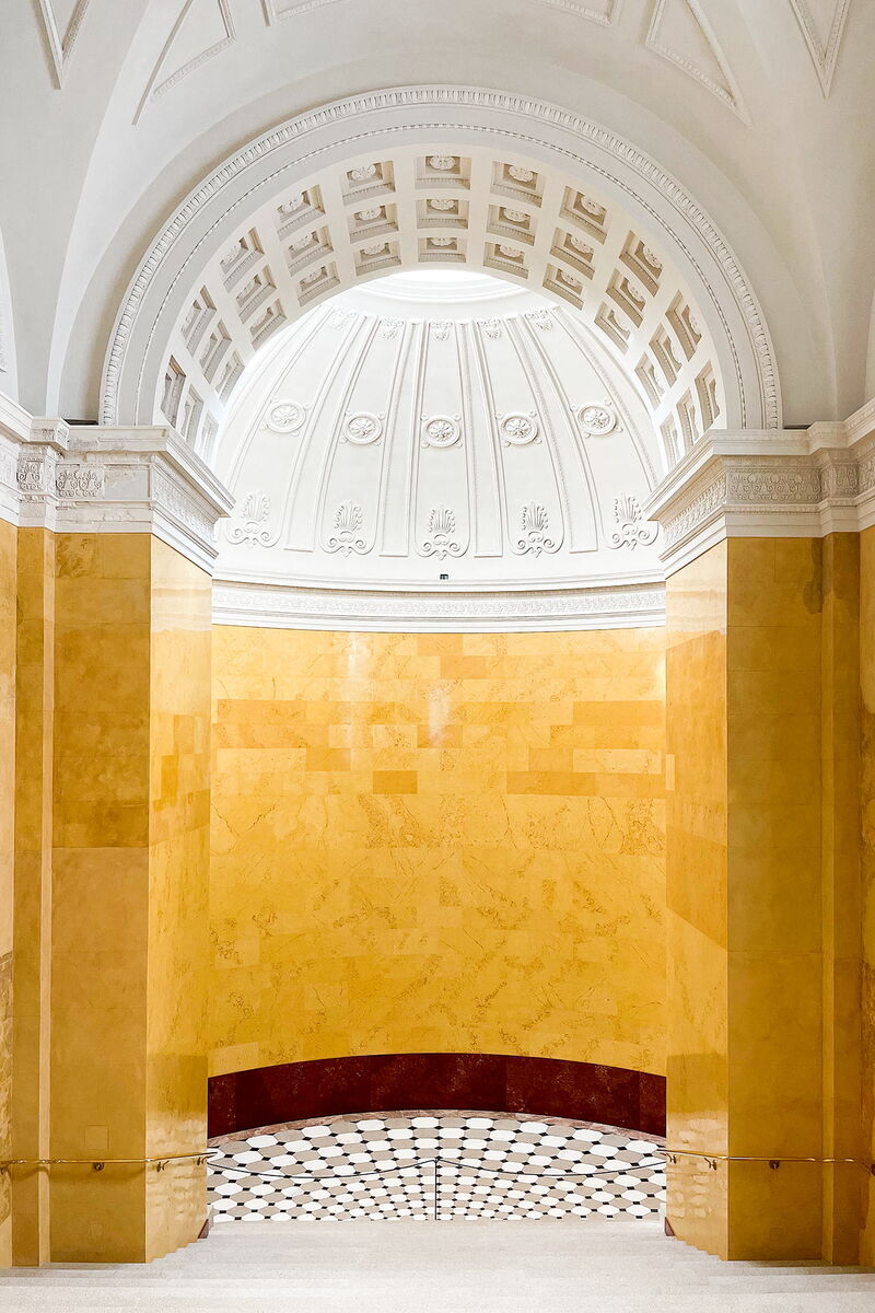 Gurtbogen der Gelben Treppe in der Kaiserresidenz München